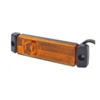 Φανάρι όγκου LED 24V πορτοκαλι με φις HELLA ORIGINAL 